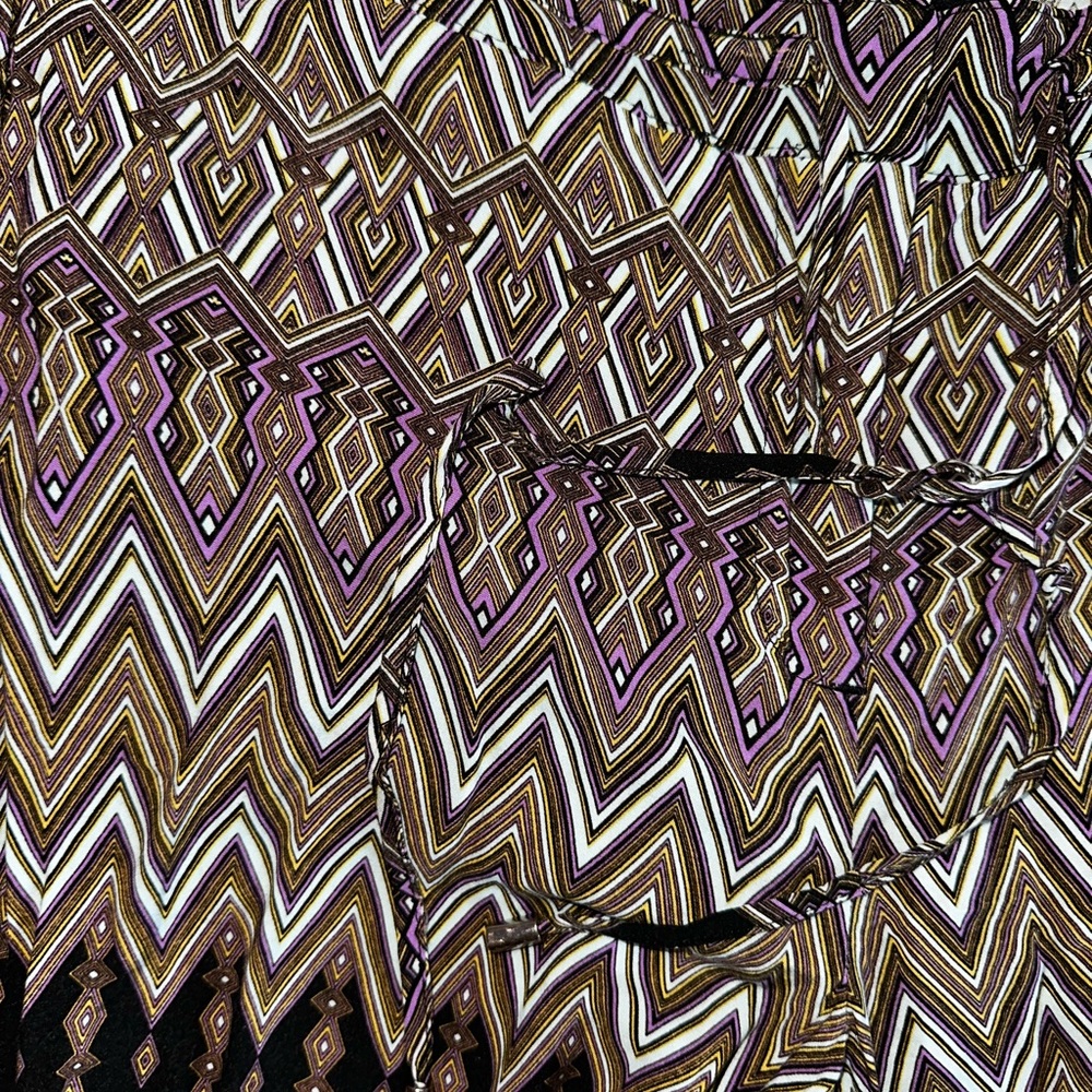 Geometric Patterned Pants - image 4